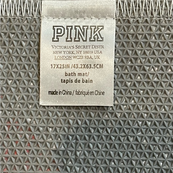 Pink Logo Bath Mat - Picture 3 of 4